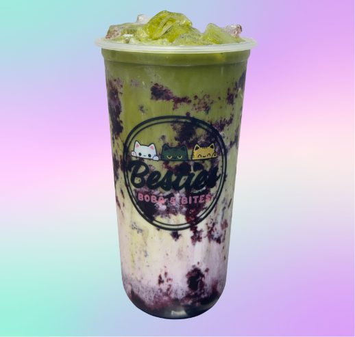 Blueberry Uji Matcha Latte