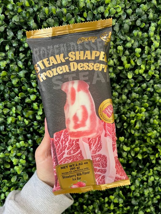 Steak Shaped Ice Cream Bar